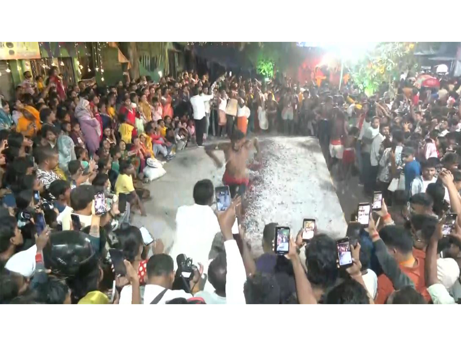 People celebrated Manda in Ranchi (Photo/ANI)