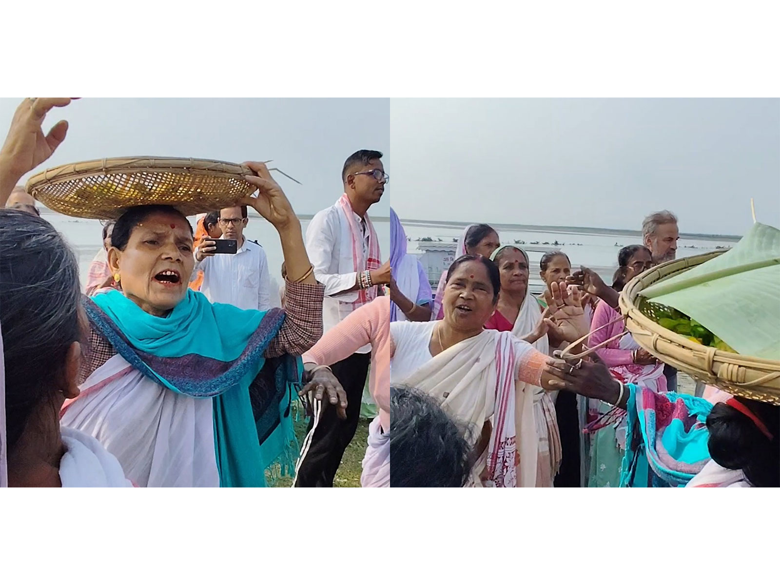 Goru Bihu celebrations at the river island Majuli (Photo/ANI) Goru Bihu celebrations at the river island Majuli (Photo/ANI)