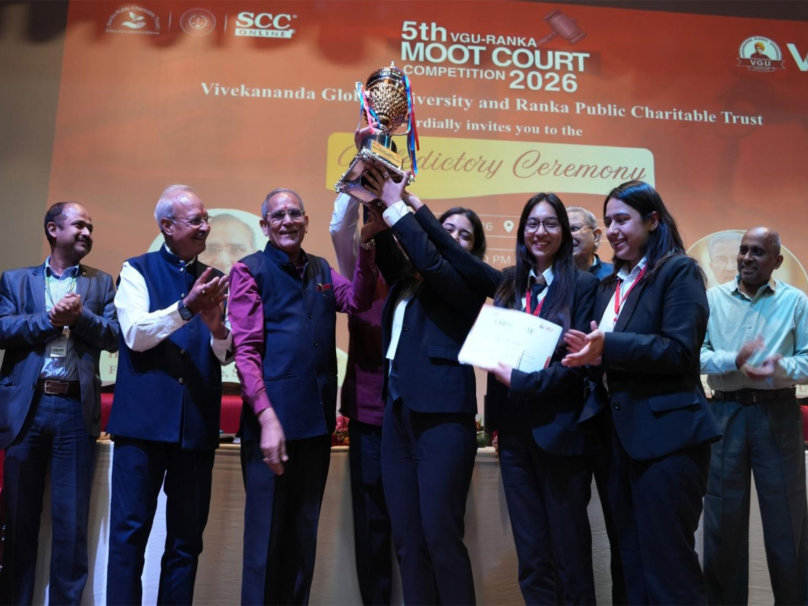 5th VGU Ranka Moot Court Competition 2026 Concludes at Vivekananda Global University, Jaipur, Dogra Law College, Jammu Wins Among 64 Teams 5th VGU Ranka Moot Court Competition 2026 Concludes at Vivekananda Global University, Jaipur, Dogra Law College, Jammu Wins Among 64 Teams