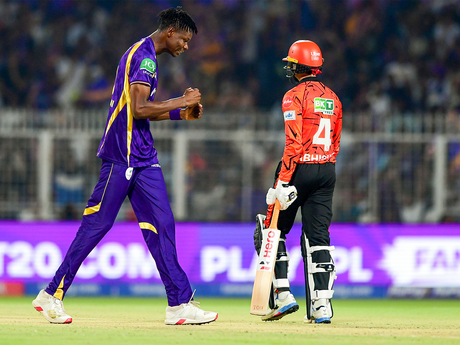 Kolkata Knight Riders' Blessing Muzarabani. (Photo/ANI)  