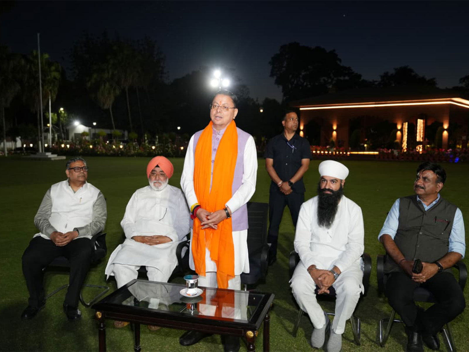 Uttarakhand CM Dhami extends Baisakhi greetings (Photo/ANI) Uttarakhand CM Dhami extends Baisakhi greetings (Photo/ANI)