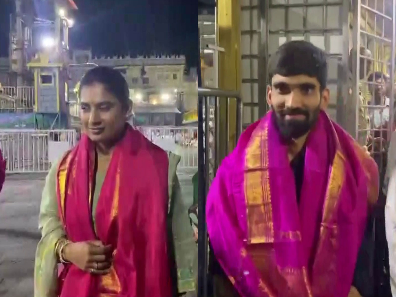 Mithali Raj (left) and Srikanth Kidambi (right) (Photos: ANI)
