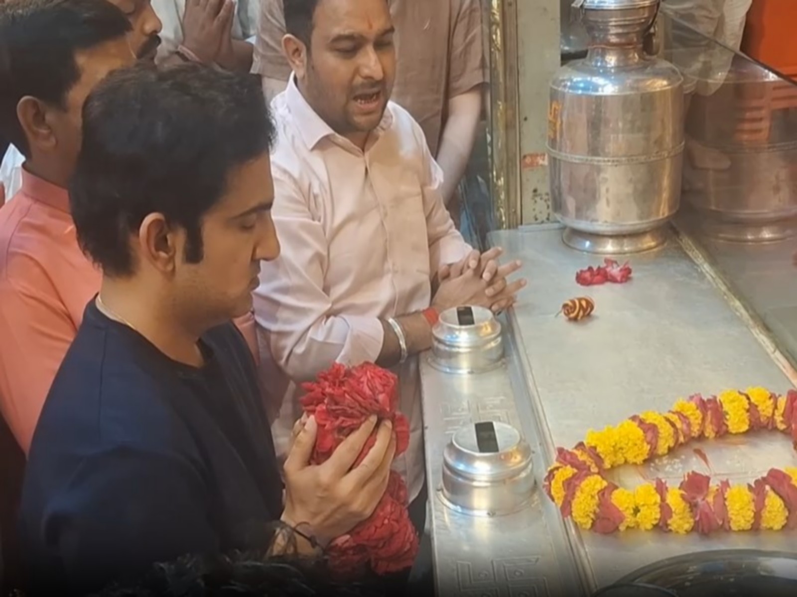 Gautam Gambhir offers prayers at the Salasar Balaji temple (Photo: ANI) Gautam Gambhir offers prayers at the Salasar Balaji temple (Photo: ANI)