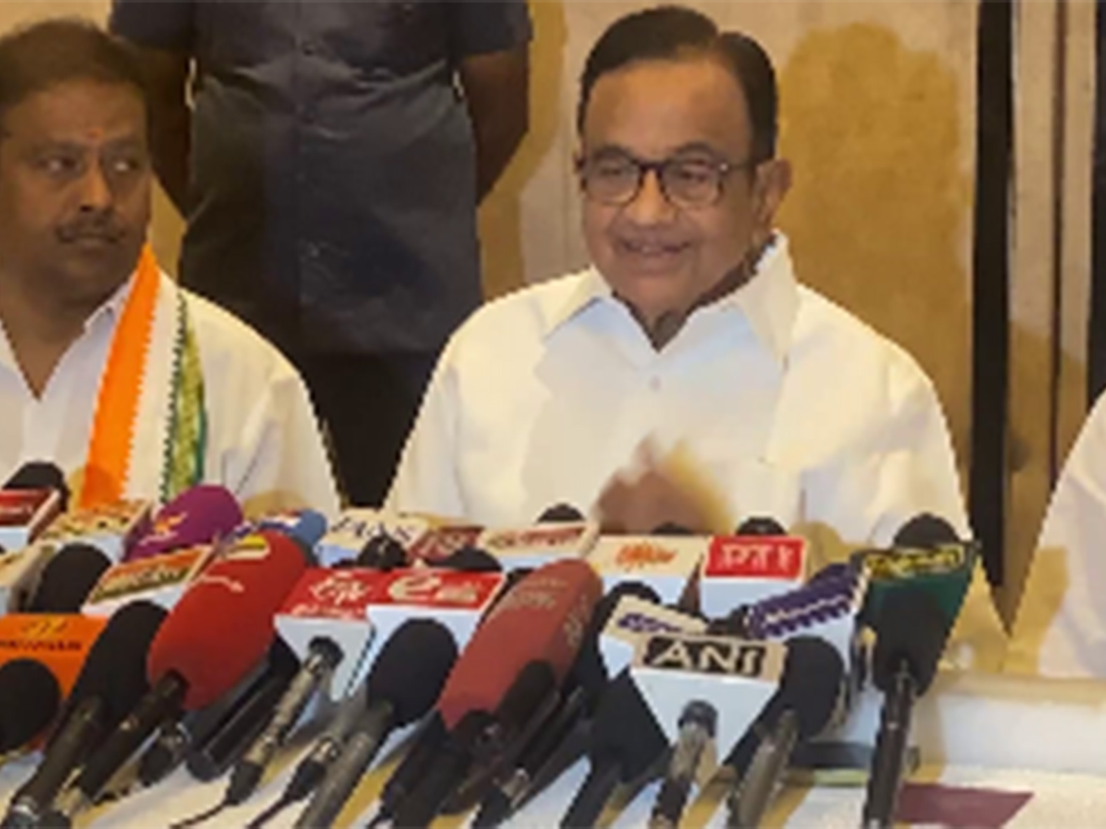 Congress Rajya Sabha MP P Chidambaram (Photo/ANI)