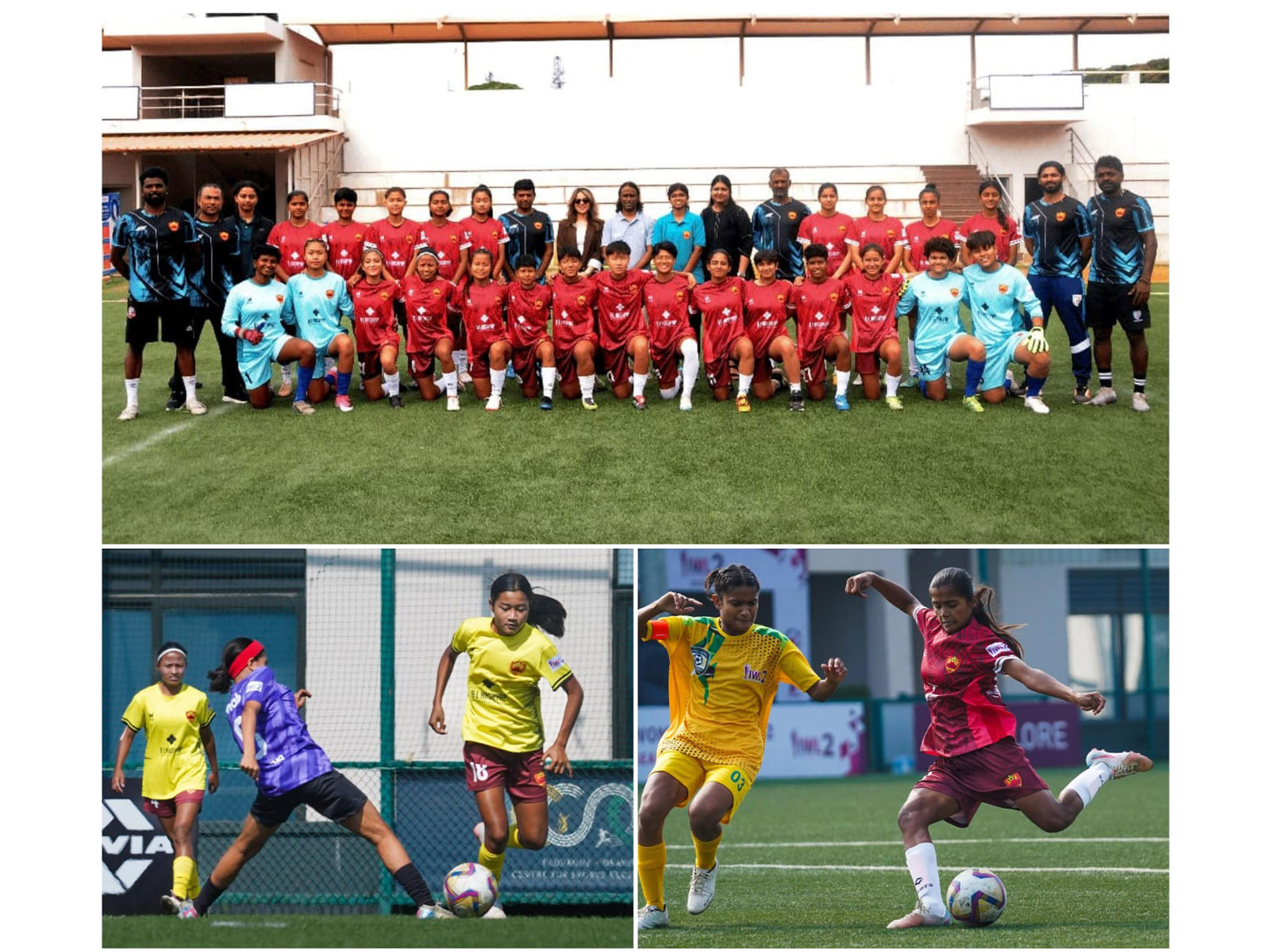 BLK Roots FC players during their Indian Women’s League 2 campaign, gaining valuable national-level exposure and strengthening team cohesion