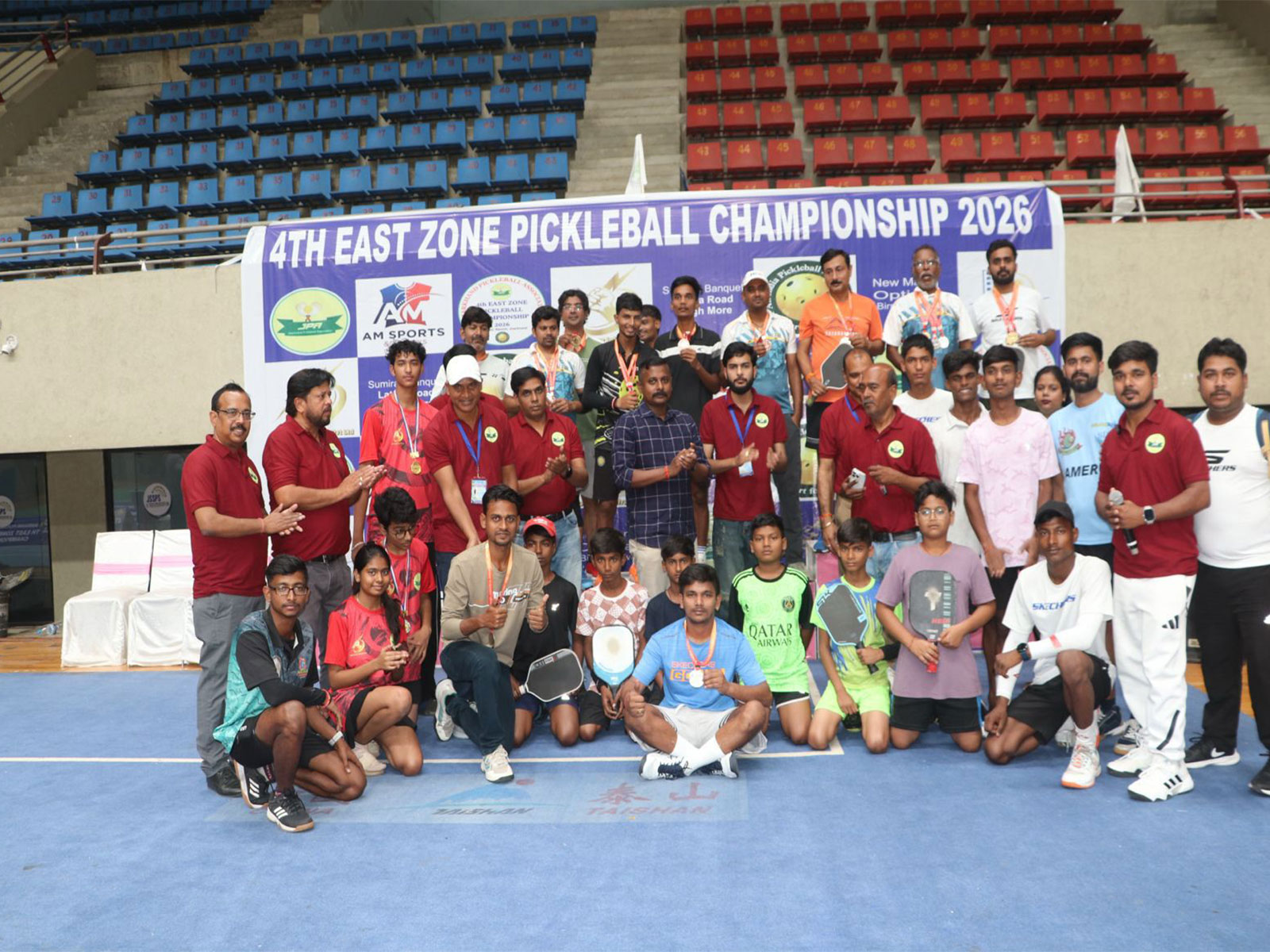Medal winners at the 4th East Zone Pickleball Championship 2025 (Photo: AIPA)