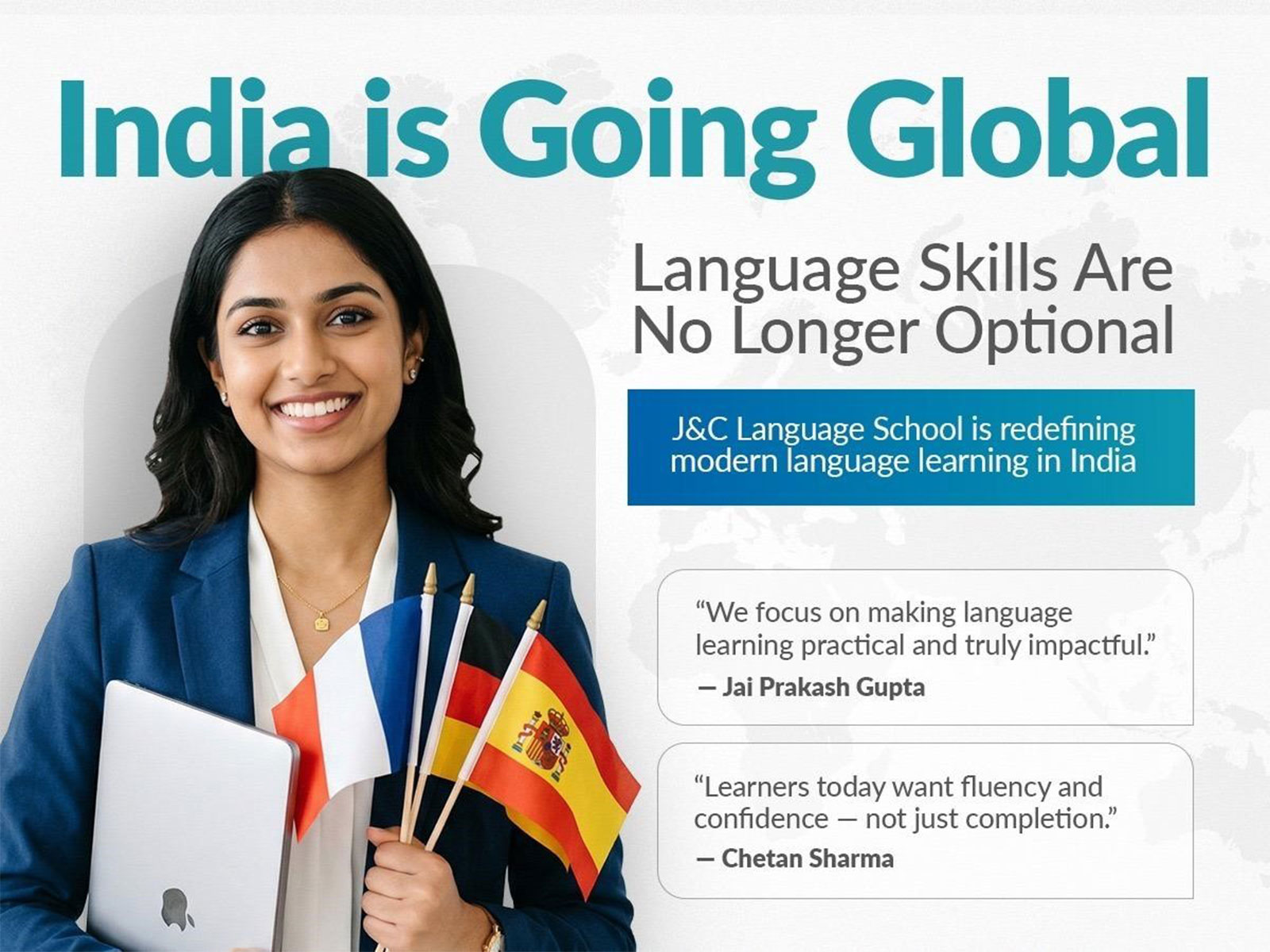 J&C Language School Responds to India’s Growing Demand for Foreign Language Skills J&C Language School Responds to India’s Growing Demand for Foreign Language Skills