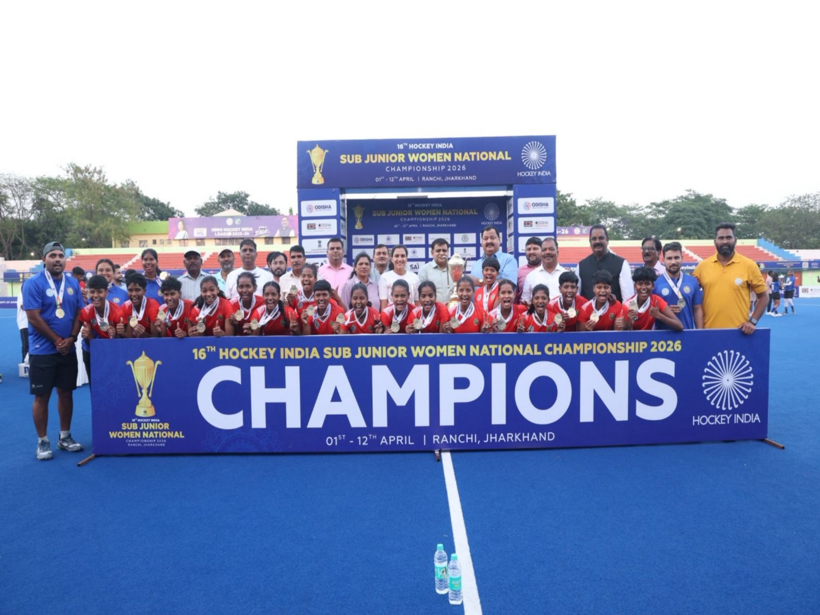 Jharkhand Hockey team. (Photo/HI) 