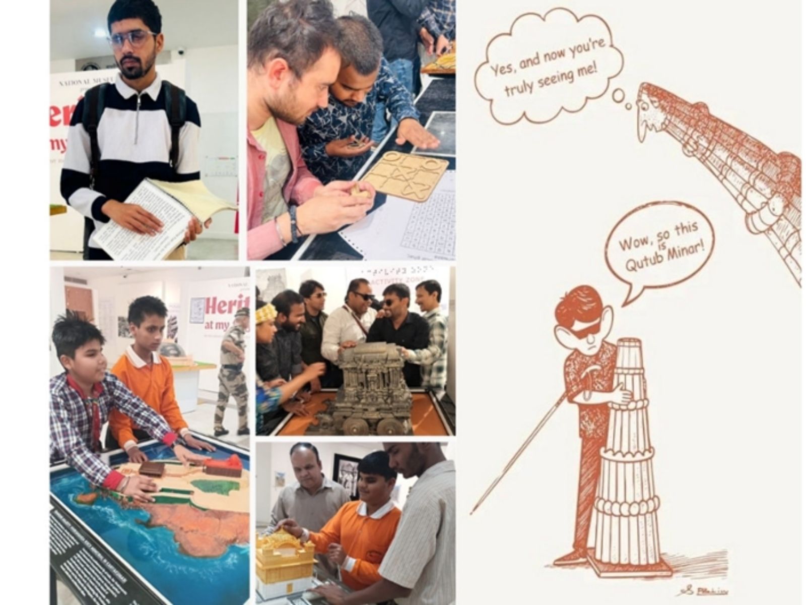 Saksham pioneers inclusion with India’s first accessible cultural gallery at the National Museum. Saksham pioneers inclusion with India’s first accessible cultural gallery at the National Museum.