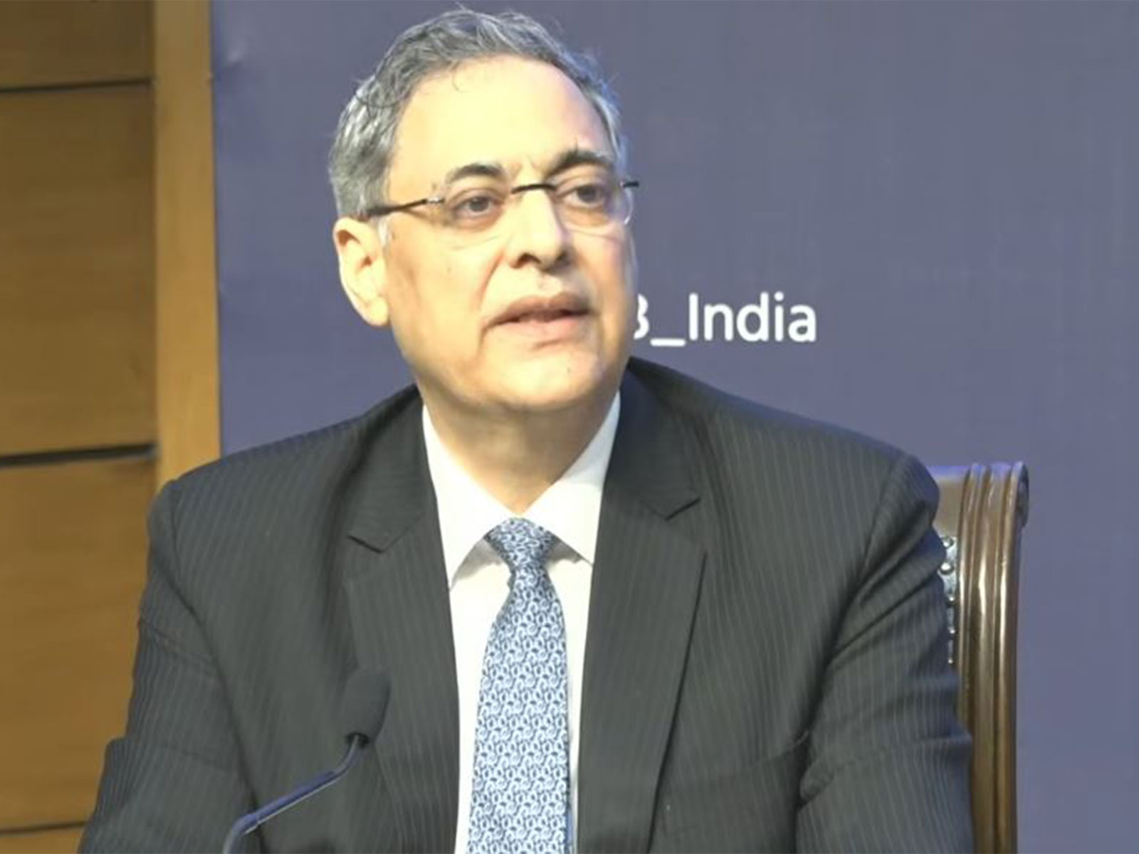 Aseem Mahajan, Joint Secretary (Gulf) in the MEA (Photo/YoutubePIBIndia) Aseem Mahajan, Joint Secretary (Gulf) in the MEA (Photo/YoutubePIBIndia)