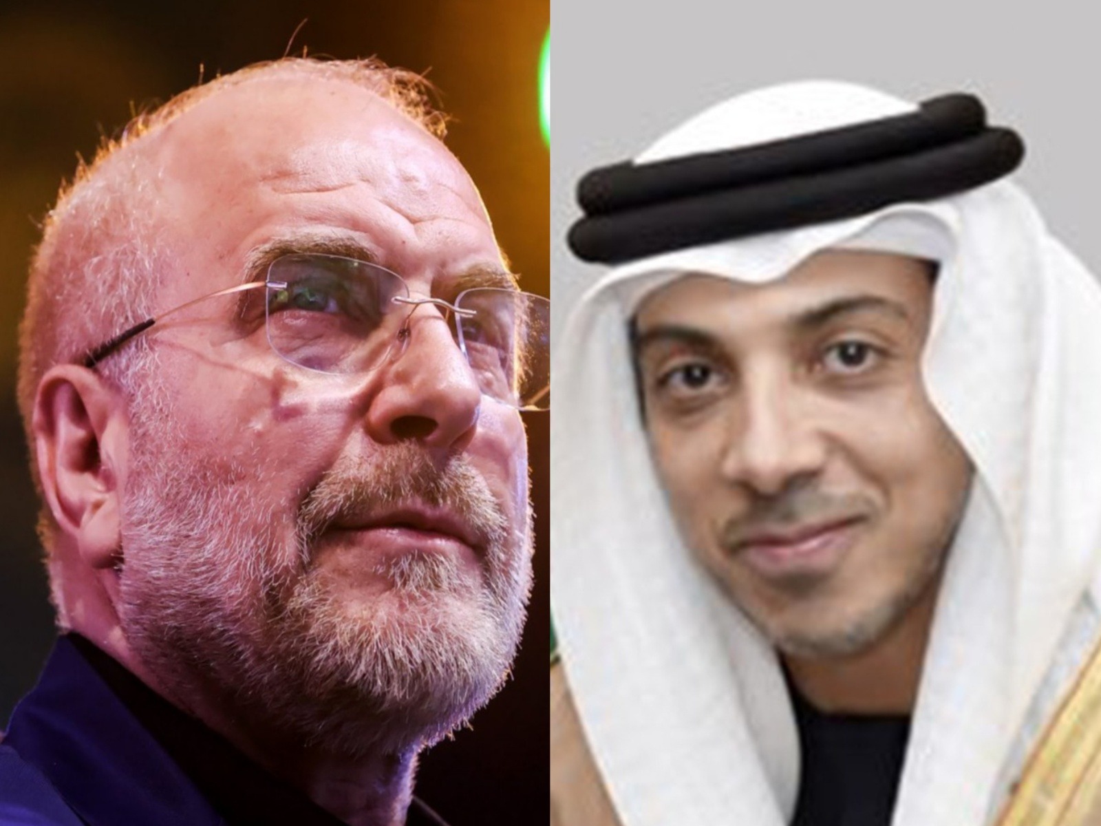 UAE Vice President Sheikh Mansour bin Zayed Al Nahyan holds a phone call with Iran’s Parliament Speaker Mohammad Bagher Ghalibaf to discuss regional developments and de-escalation efforts. (Image Source: X@mb_ghalibaf and X@HHmansour)