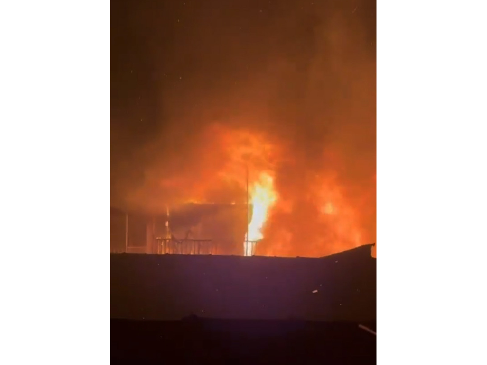 Fire breaks out at beachside cottages in Goa’s Mandrem (Photo/Goa Police)