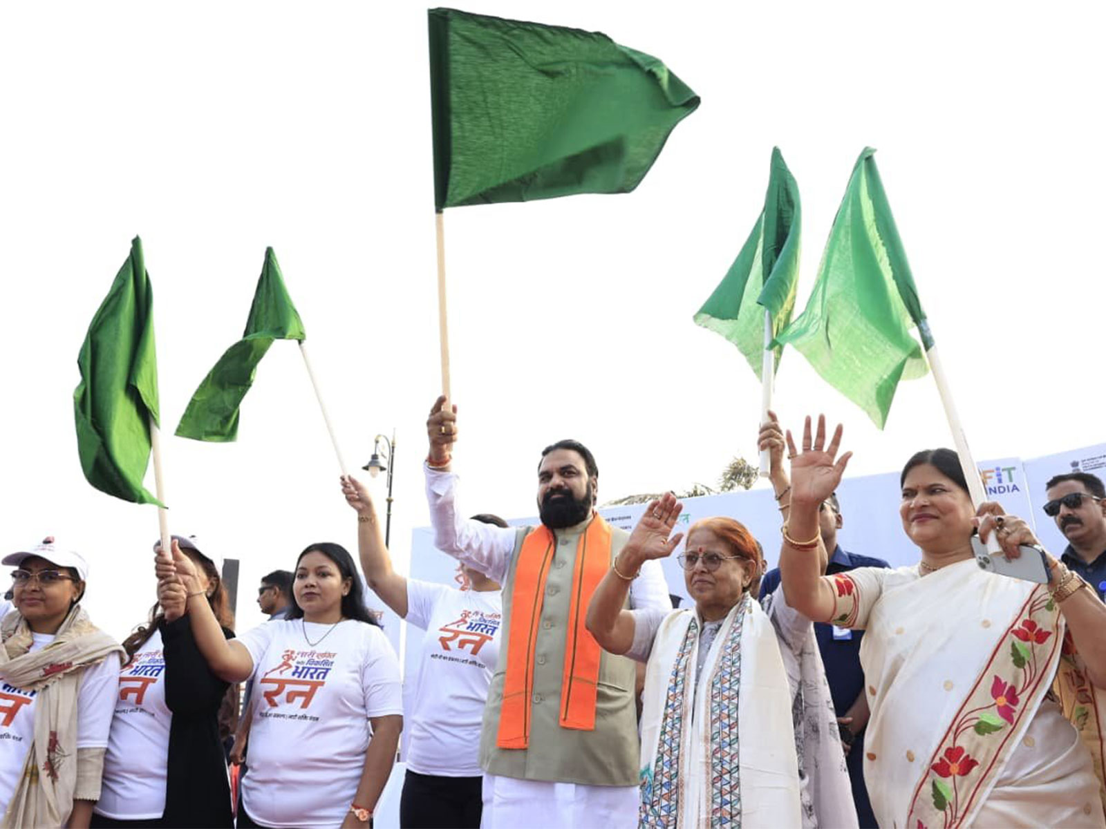 Bihar CM Samrat Choudhary flags off 'Nari Shakti for Viksit Bharat' Run (Photo/CMO) Bihar CM Samrat Choudhary flags off 'Nari Shakti for Viksit Bharat' Run (Photo/CMO)