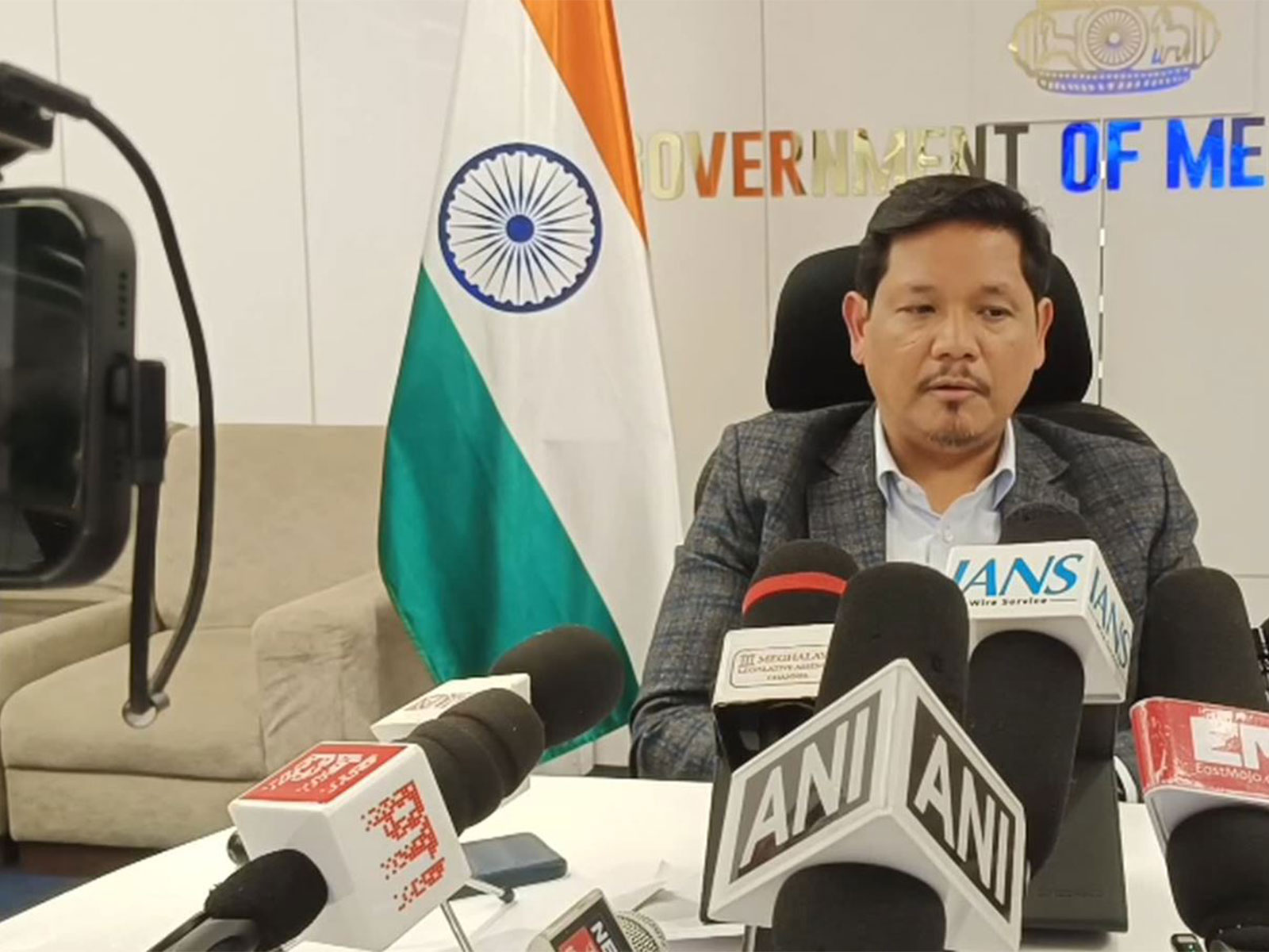 Meghalaya CM Conrad Sangma (Photo/ANI)