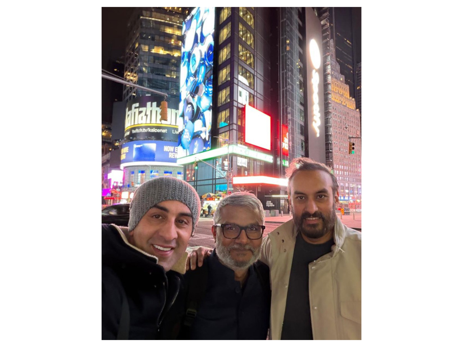L-R Ranbir Kapoor, director Nitesh Tiwari and producer Namit Malhotra (Photo/X@NamitMalhotra) L-R Ranbir Kapoor, director Nitesh Tiwari and producer Namit Malhotra (Photo/X@NamitMalhotra)