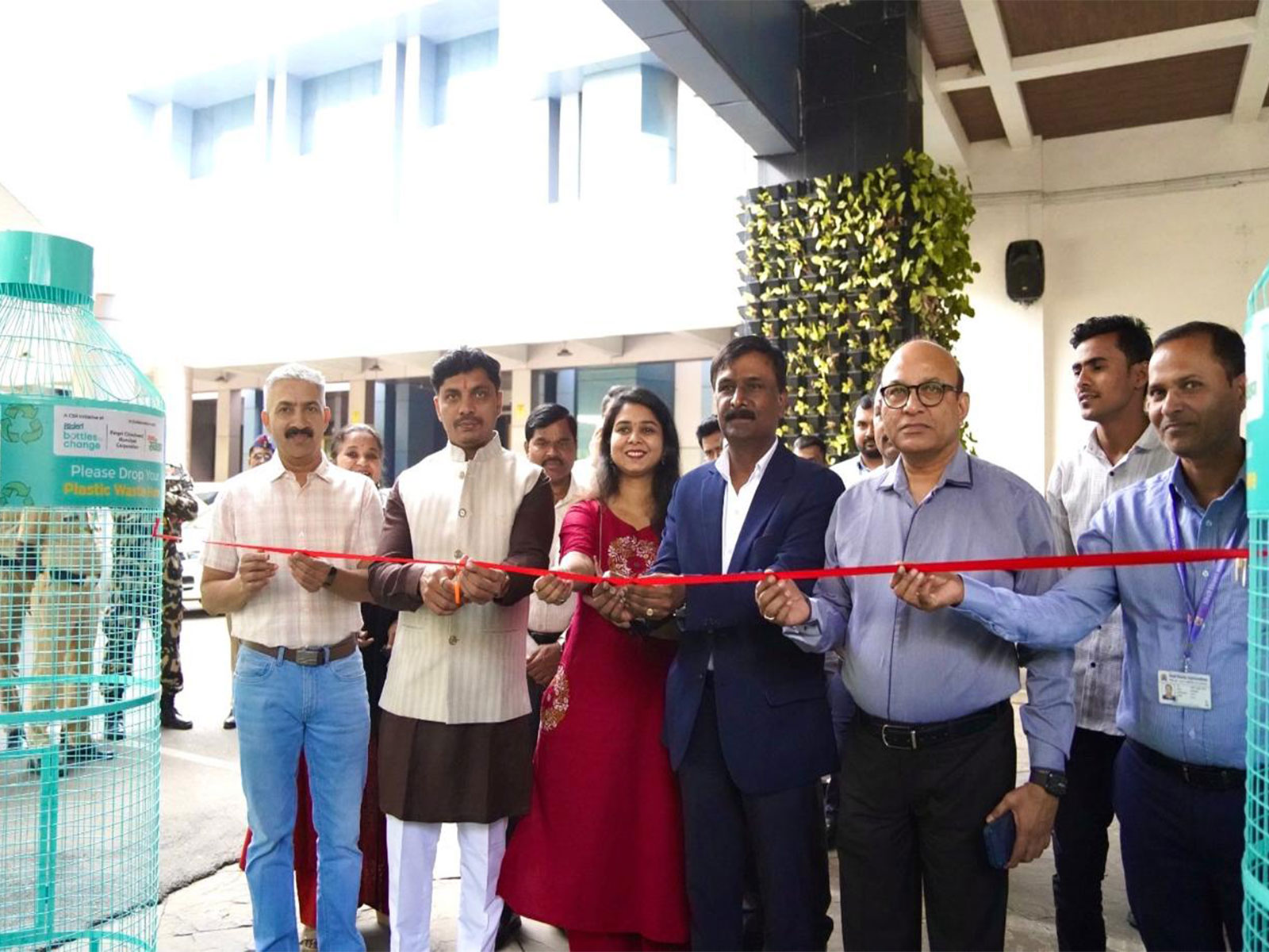 As part of the Greener Promise campaign, Bisleri has installed benches made from recycled plastic and plastic collection bins at the Pimpri-Chinchwad Municipal Corporation (PCMC) As part of the Greener Promise campaign, Bisleri has installed benches made from recycled plastic and plastic collection bins at the Pimpri-Chinchwad Municipal Corporation (PCMC)