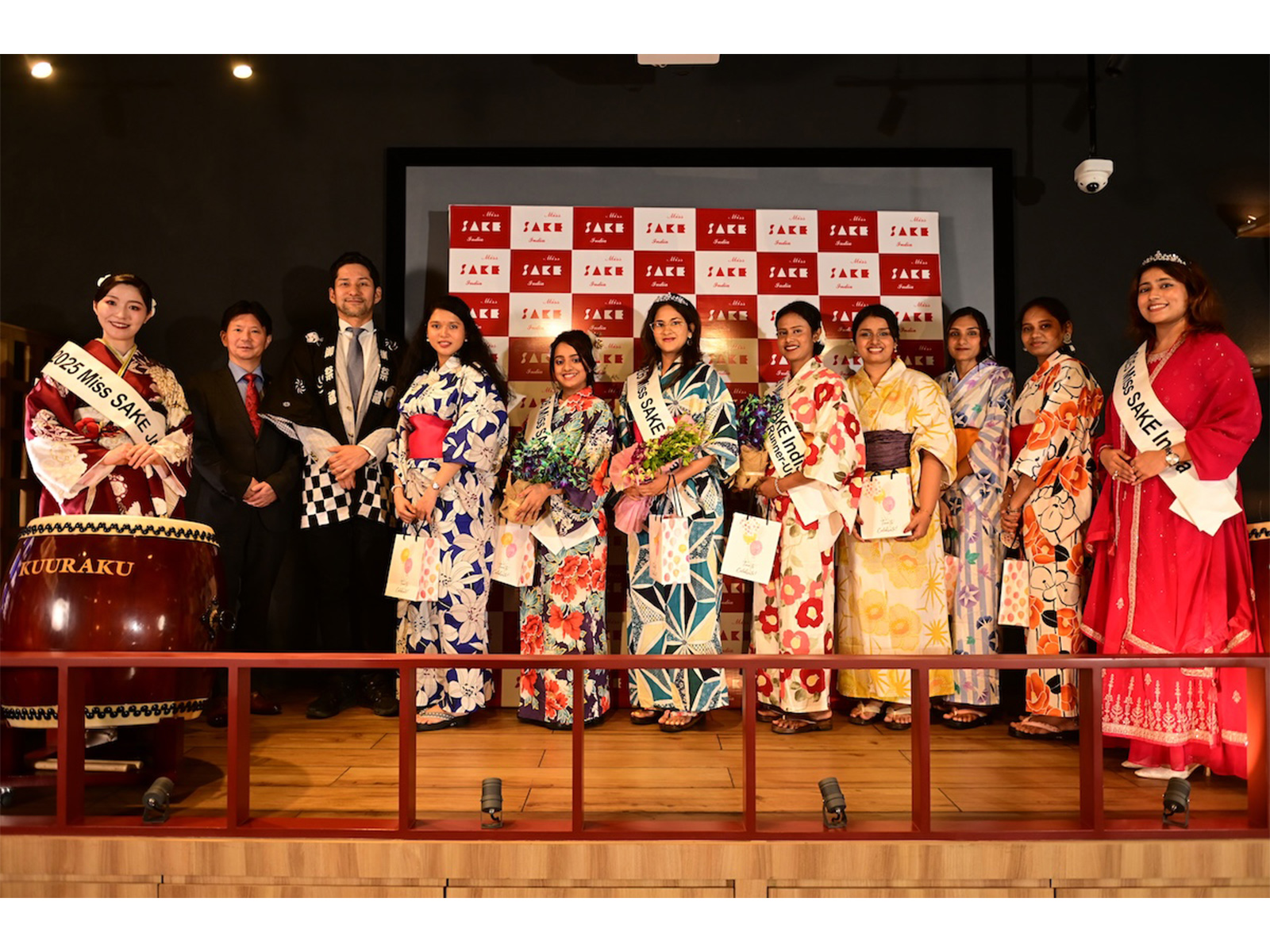 Miss Sake India 2026 contest at Robata Kuuraku, Mumbai