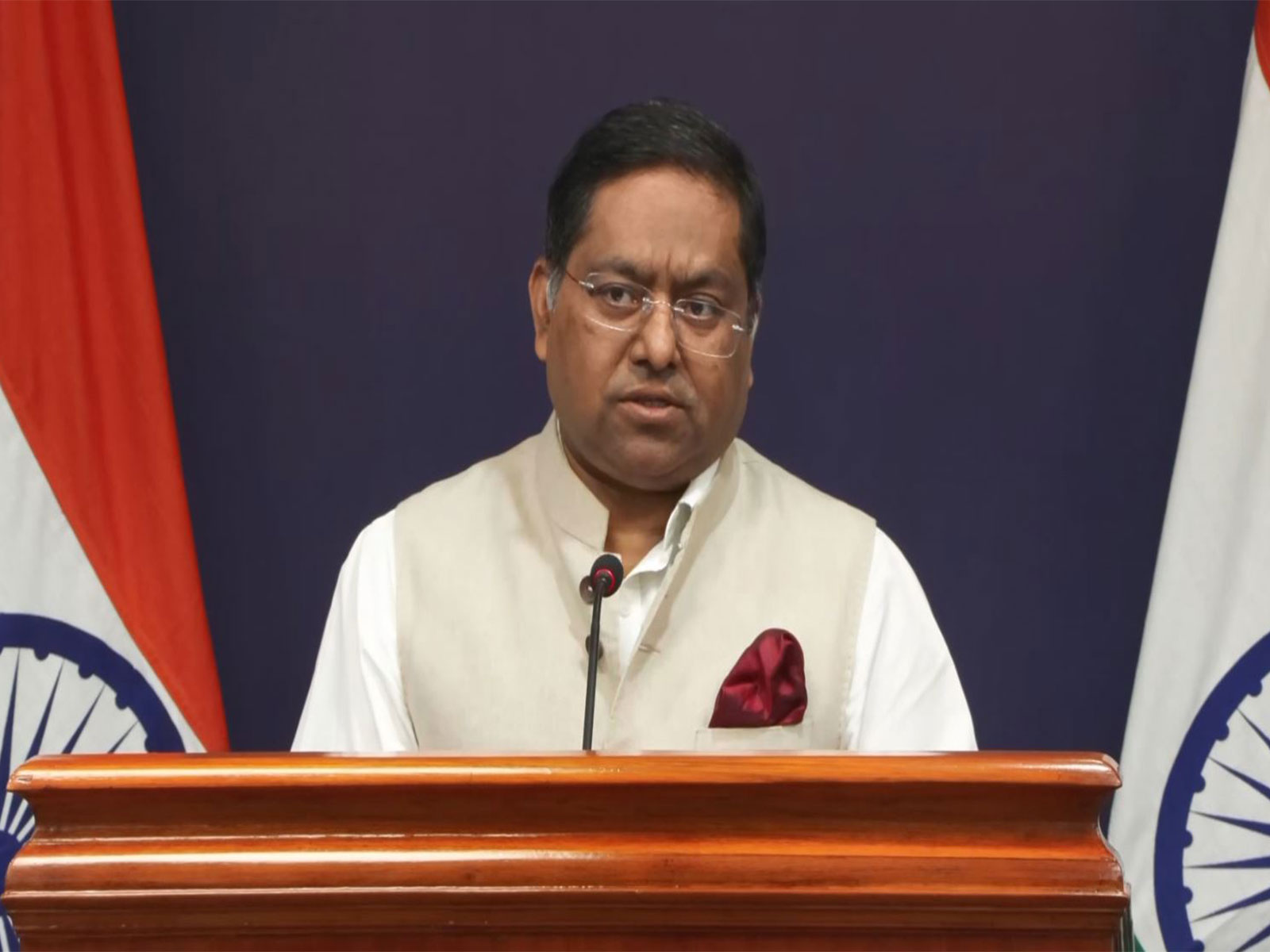MEA Spokesperson Randhir Jaiswal (Photo/YouTube/MEAIndia) MEA Spokesperson Randhir Jaiswal (Photo/YouTube/MEAIndia)