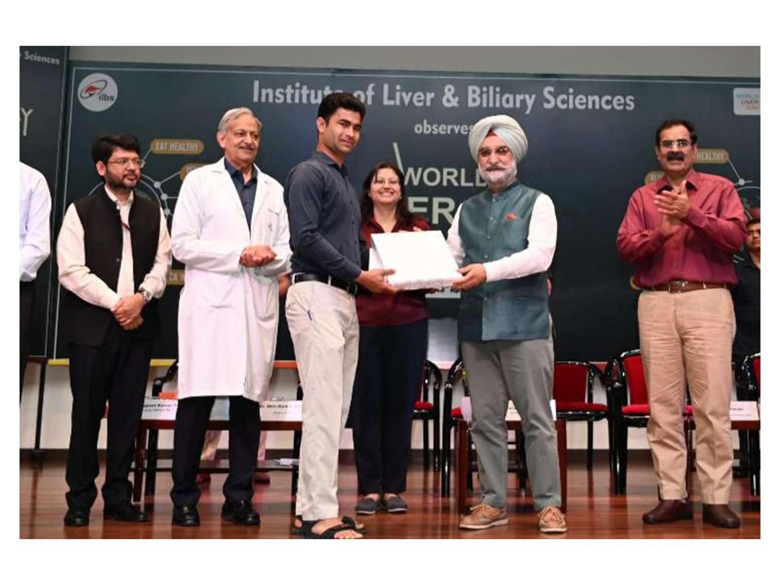 Delhi Lieutenant Governor Taranjit Singh Sandhu at an event.  (Photo/ILBS)