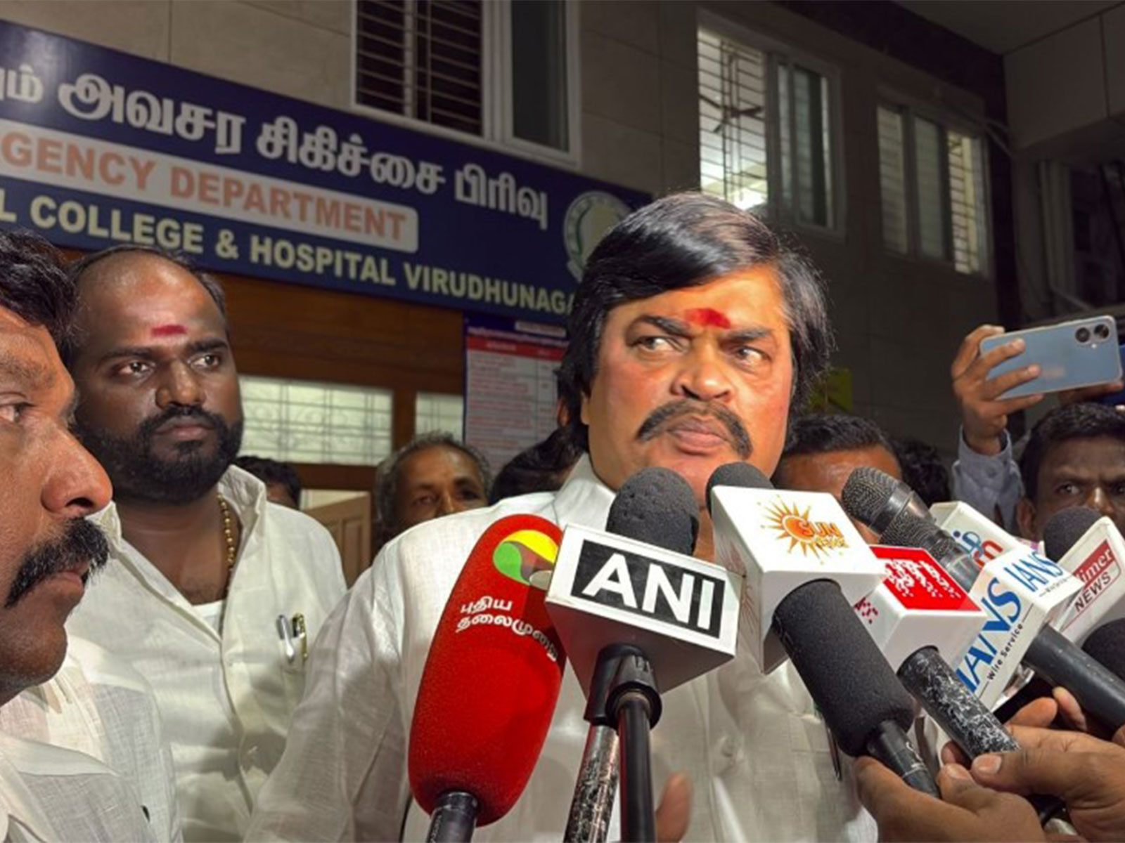 Former minister and AIADMK leader K T Rajendra Balaji