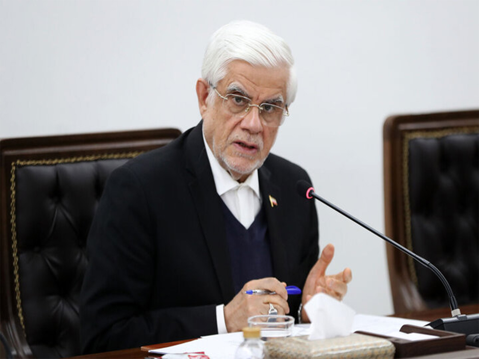 Iran's first Vice President Mohammad Reza Aref (Image Source: Iranian state media) Iran's first Vice President Mohammad Reza Aref (Image Source: Iranian state media)