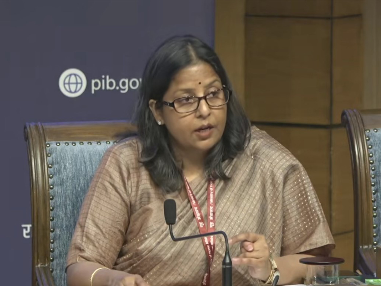 Sujata Sharma, Joint Secretary (Marketing & Oil Refinery) Ministry of Petroleum and Natural Gas (Photo-ANI) Sujata Sharma, Joint Secretary (Marketing & Oil Refinery) Ministry of Petroleum and Natural Gas (Photo-ANI)