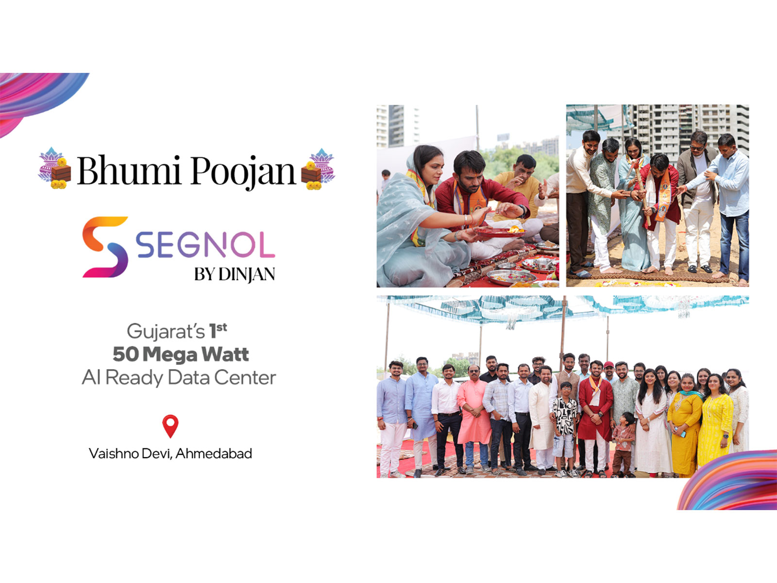 Historic Foundation Laid: Gujarat’s First 50 MW AI-Ready Data Center Begins Journey on Akshaya Tritiya