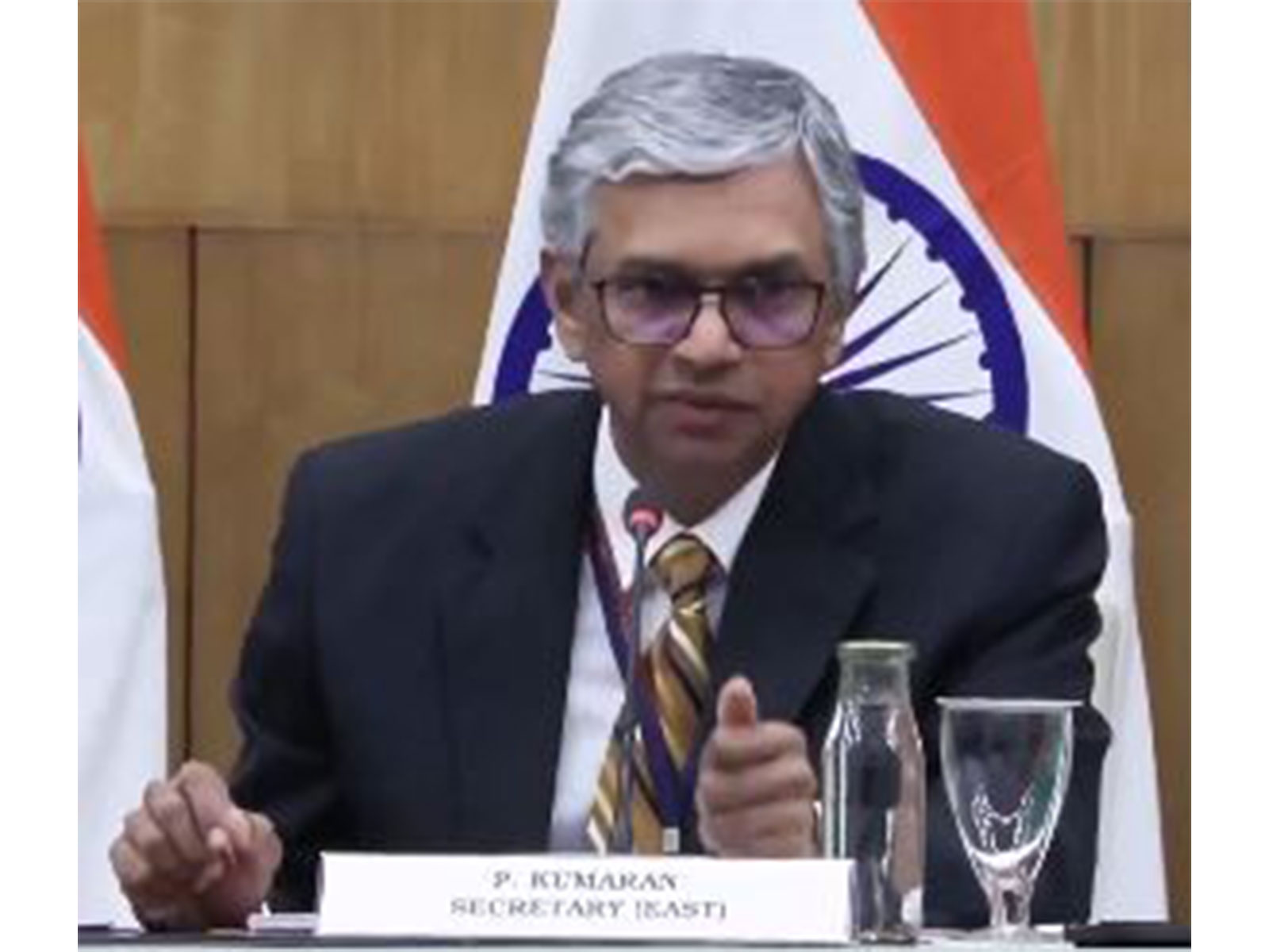 Ministry of External Affairs (MEA) Secretary (East) P Kumaran (Photo/YouTube/MEA)