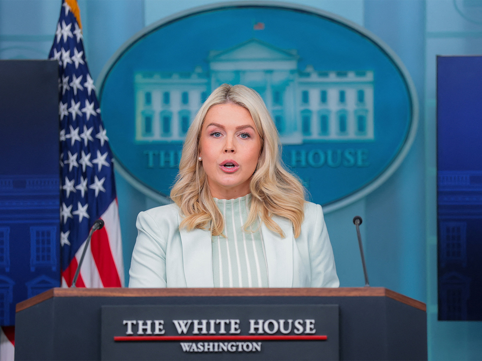 White House Press Secretary Karoline Leavitt (Photo/Reuters)