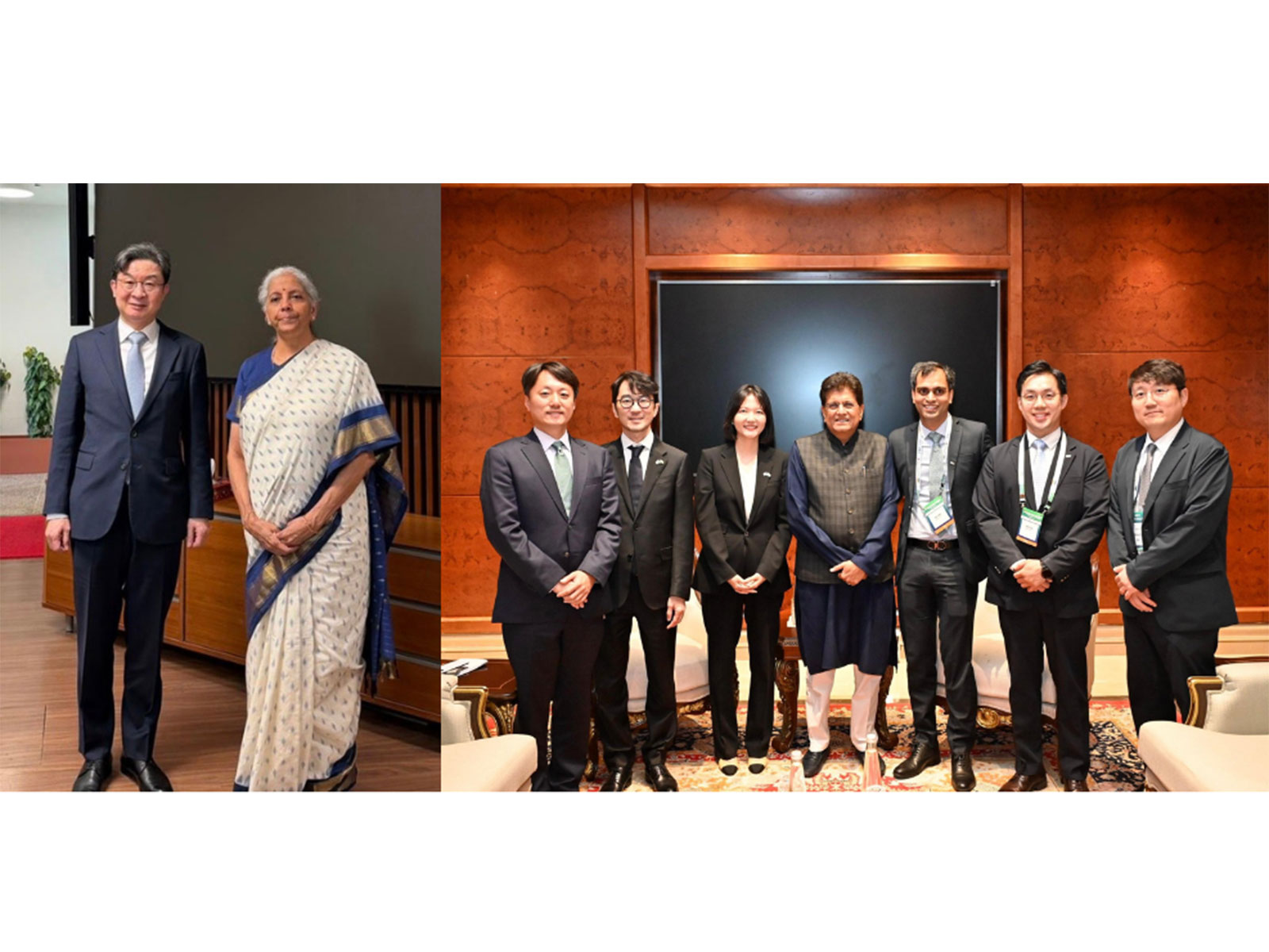 Union Minister Nirmala Sitharaman; Union Minister Piyush Goyal (Photo/@FinMinIndia/@PiyushGoyal) Union Minister Nirmala Sitharaman; Union Minister Piyush Goyal (Photo/@FinMinIndia/@PiyushGoyal)