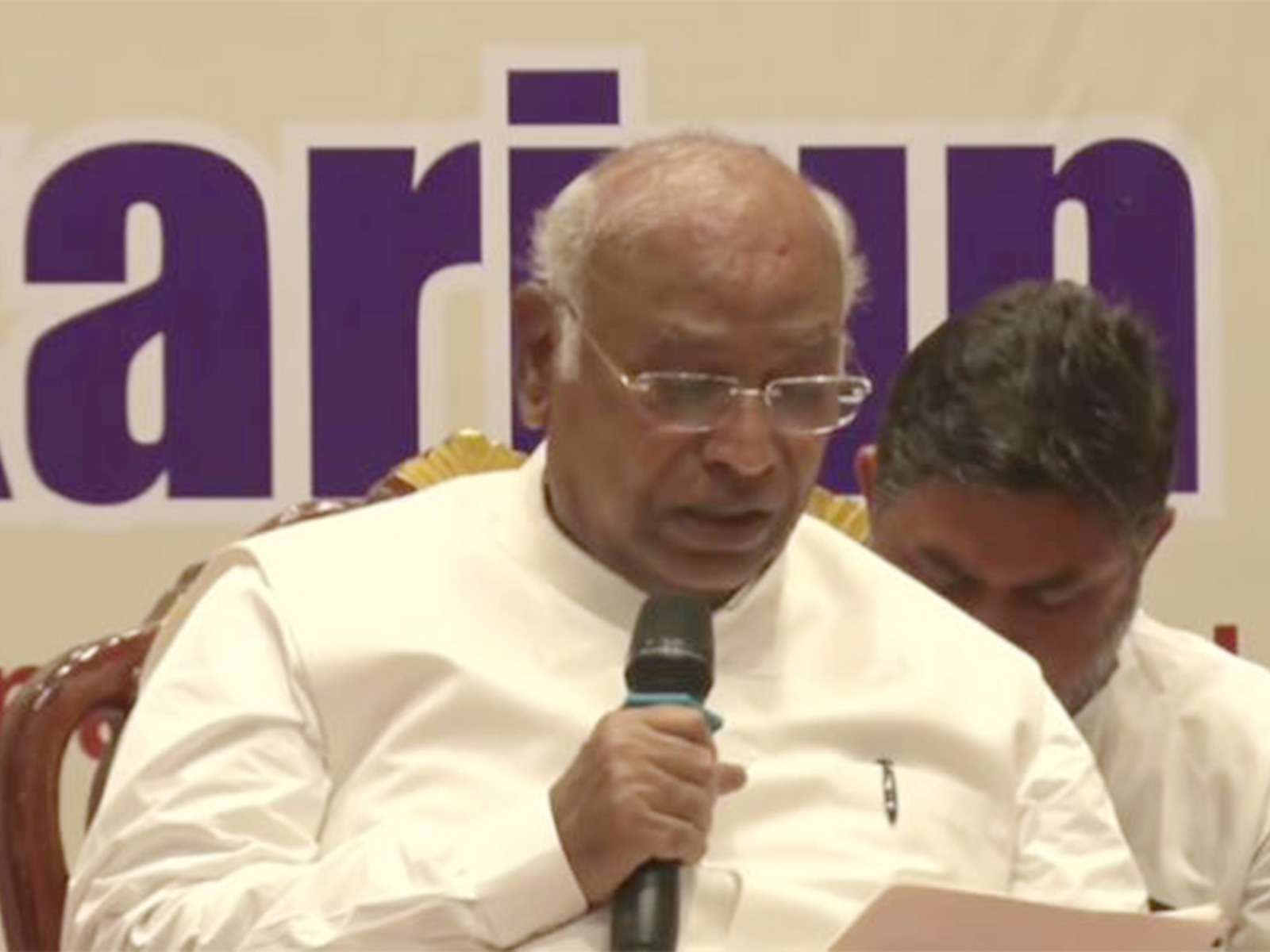 Mallikarjun Kharge (Photo/ANI)