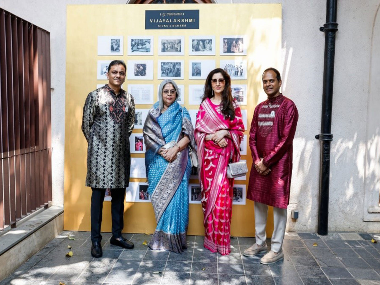 Left To Right Dhiren C Ashok, Maharajkumari Kamakshi Devi Wodeyar, Princess Darshika Kumari and Rohith C Ramesh Left To Right Dhiren C Ashok, Maharajkumari Kamakshi Devi Wodeyar, Princess Darshika Kumari and Rohith C Ramesh