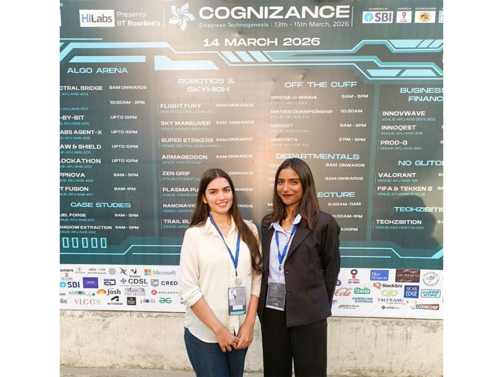Rahat Shuja and Khushi Kumari of Galgotias University, winners of the Verdict National Debate Competition at Cognizance 2026, IIT Roorkee Rahat Shuja and Khushi Kumari of Galgotias University, winners of the Verdict National Debate Competition at Cognizance 2026, IIT Roorkee