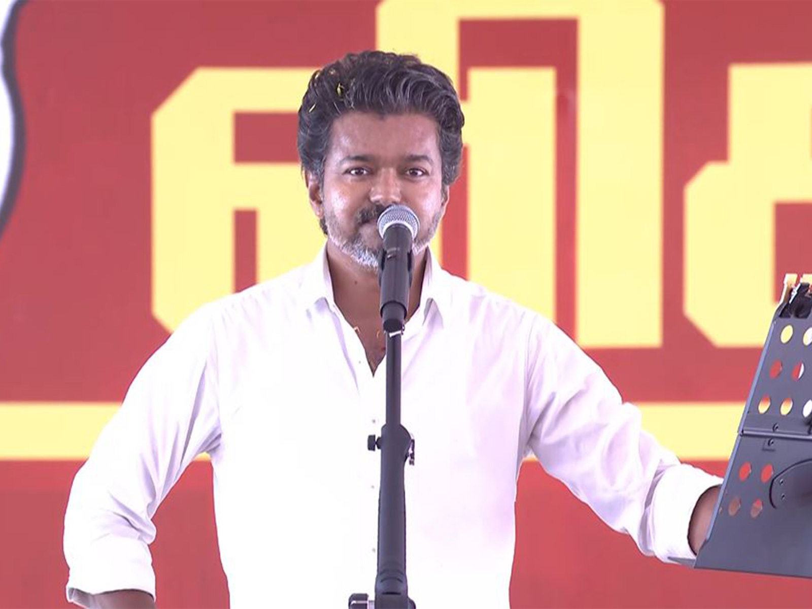 Tamilaga Vettri Kazhagam (TVK) president Vijay (Photo/ANI)