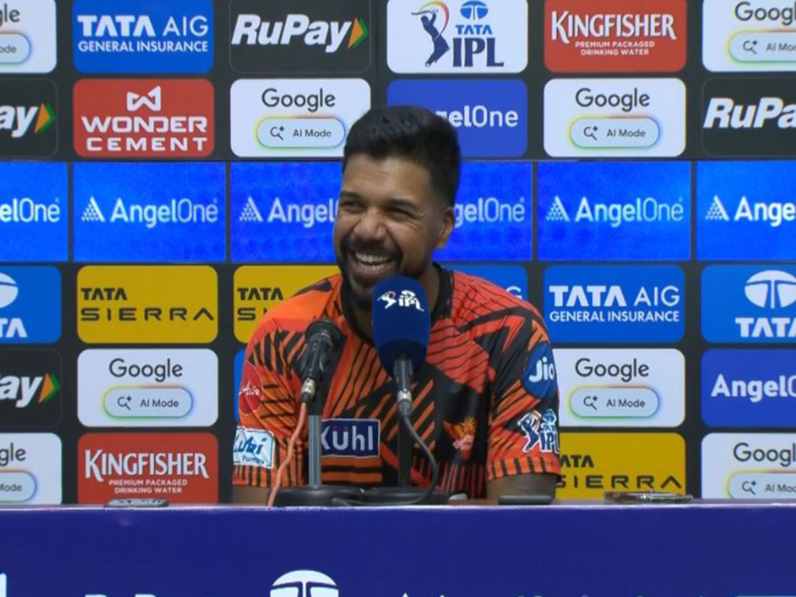 SRH bowling coach Varun Aaron (Photo: IPL)