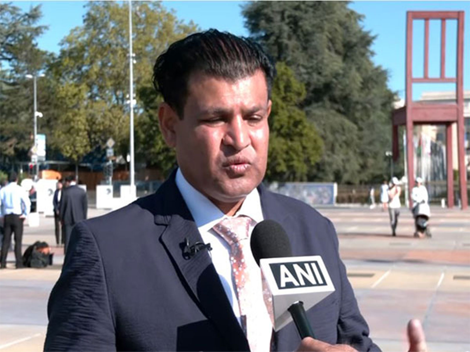 President of Baloch Voice Association and Baloch representative at UNHRC, Munir Mengal (Photo/ANI) President of Baloch Voice Association and Baloch representative at UNHRC, Munir Mengal (Photo/ANI)