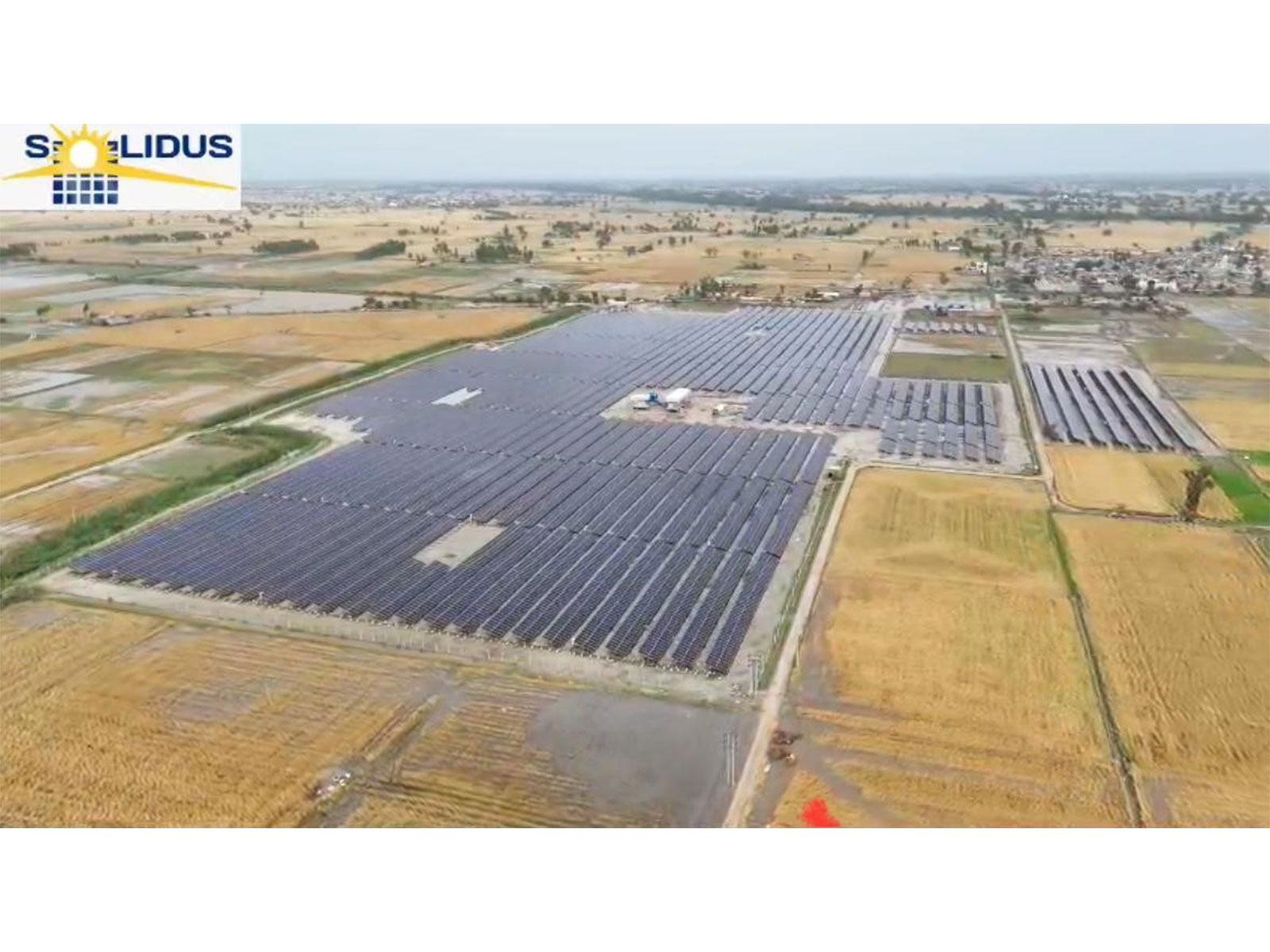 An aerial view of Punjab’s largest solar project in Fazilka, the 40MW/60MWp plant by Solidus powers industries with clean energy, driving decarbonisation and sustainable growth An aerial view of Punjab’s largest solar project in Fazilka, the 40MW/60MWp plant by Solidus powers industries with clean energy, driving decarbonisation and sustainable growth