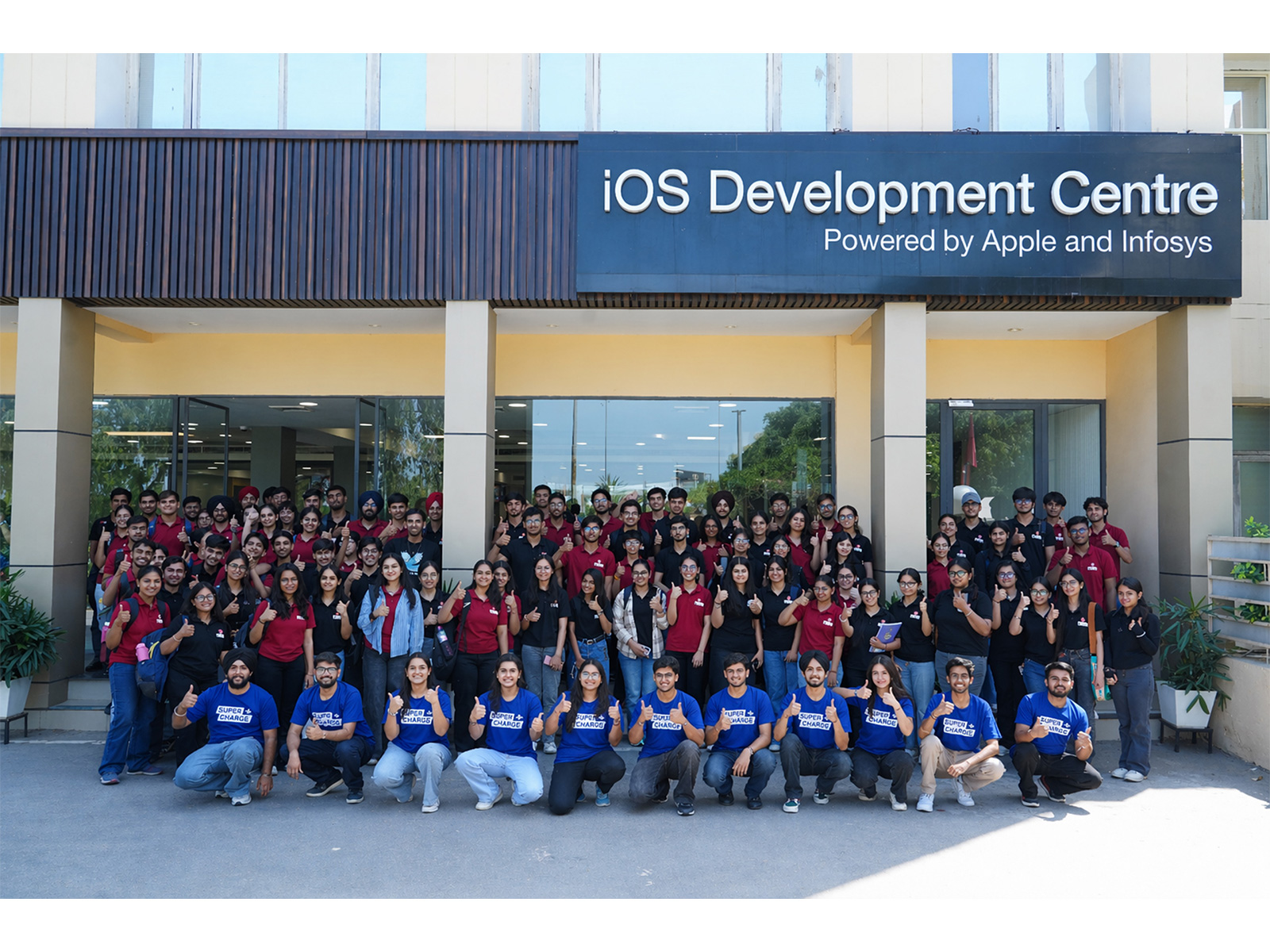 Students at Supercharge ’26, Powered by Apple, held at Chitkara University