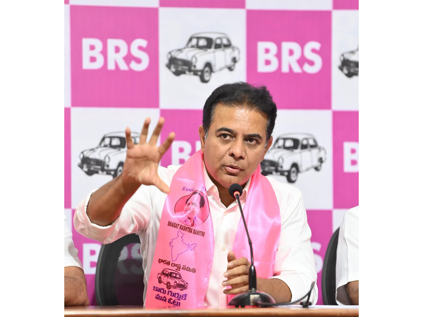 BRS Working President K. T. Rama Rao (Photo/ANI)