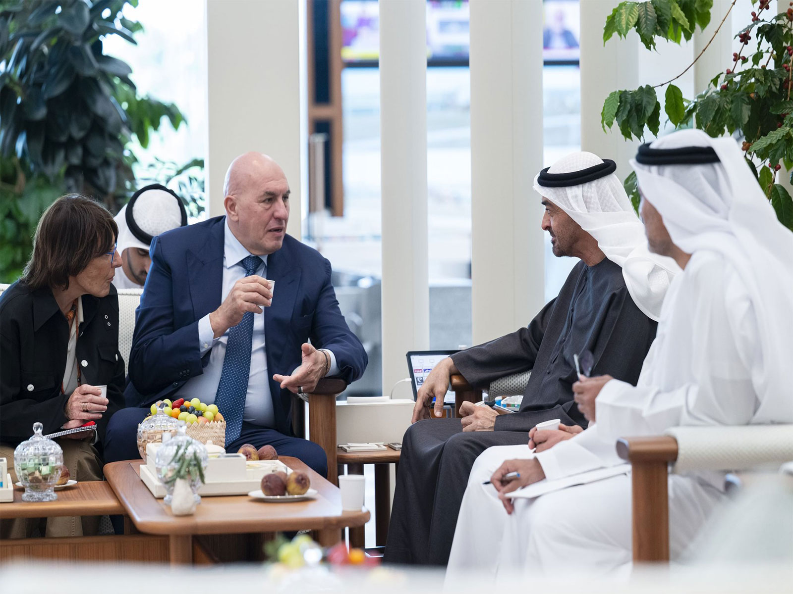 UAE President Sheikh Mohamed bin Zayed Al Nahyan and Italian Defence Minister Guido Crosetto (Photo/X@MinisteroDifesa) UAE President Sheikh Mohamed bin Zayed Al Nahyan and Italian Defence Minister Guido Crosetto (Photo/X@MinisteroDifesa)
