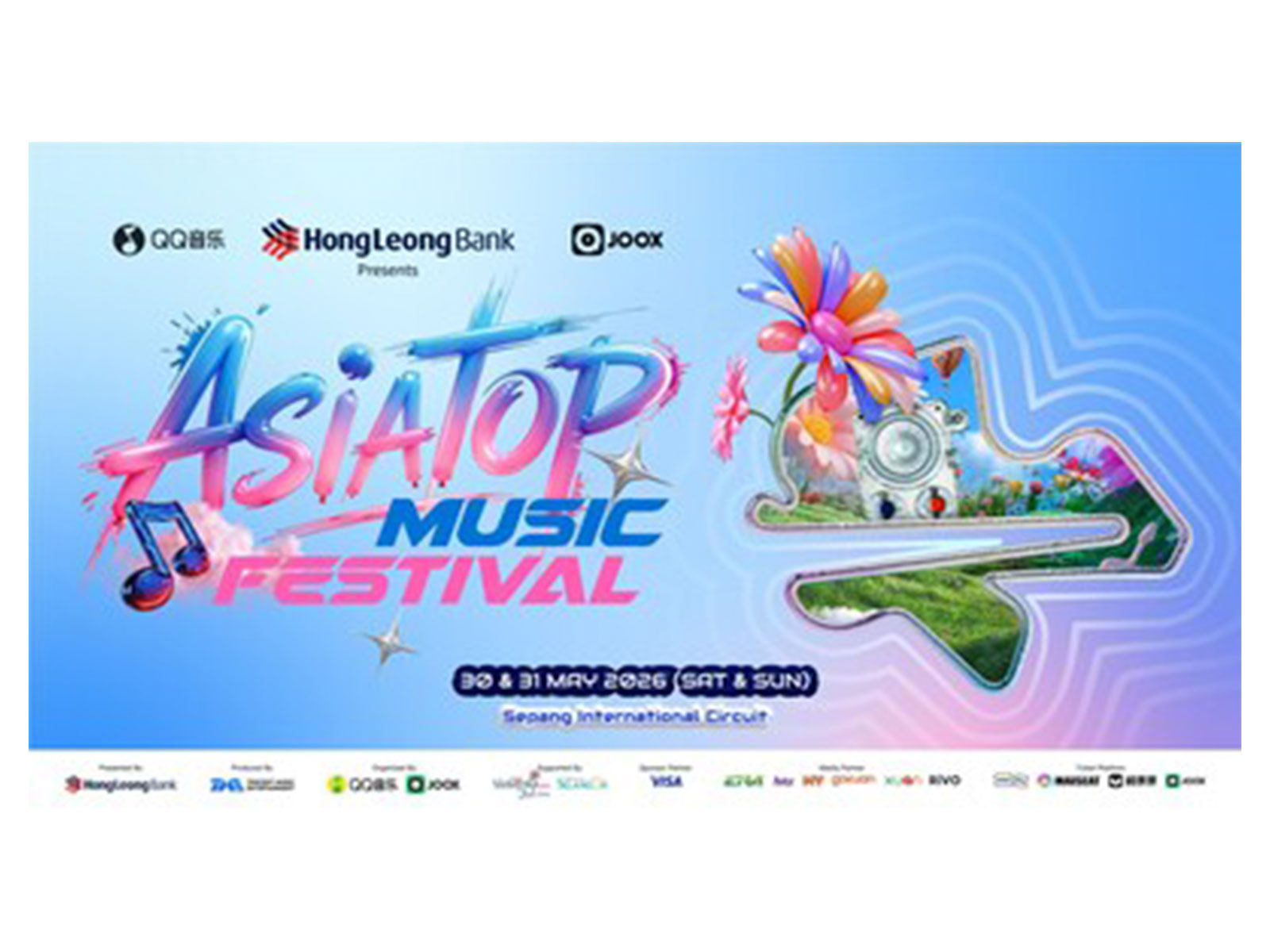 Hong Leong Bank Sets the Stage for Malaysia's Largest Music Festival; Partners with JOOX and QQ Music for AsiaTop Music Festival 2026 Hong Leong Bank Sets the Stage for Malaysia's Largest Music Festival; Partners with JOOX and QQ Music for AsiaTop Music Festival 2026