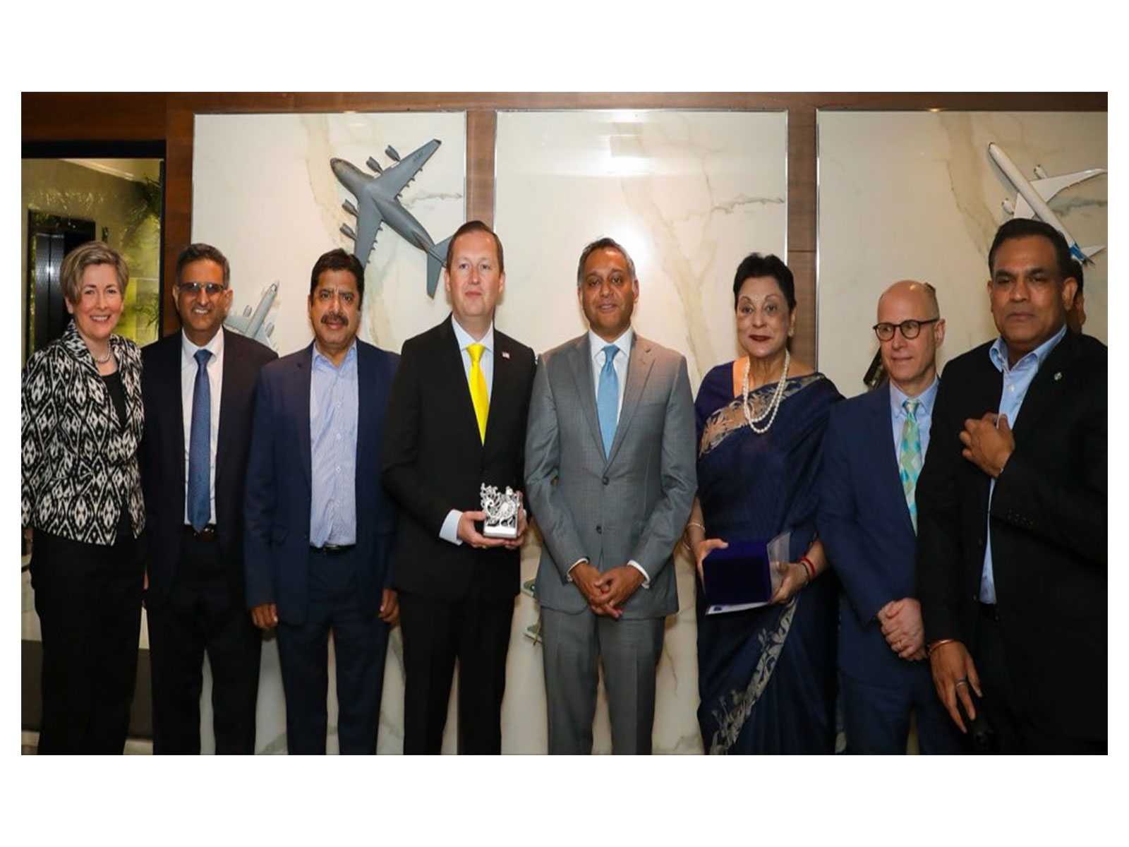 Sergio Gor meeting with AMCHAM India (Photo/@USAmbIndia) 