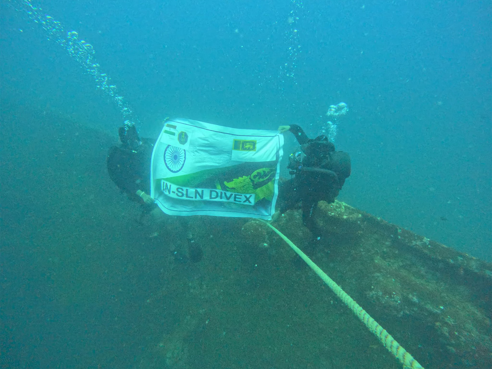 4th India-Sri Lanka Diving Exercise underway at Colombo (Photo/X@Indiannavy)