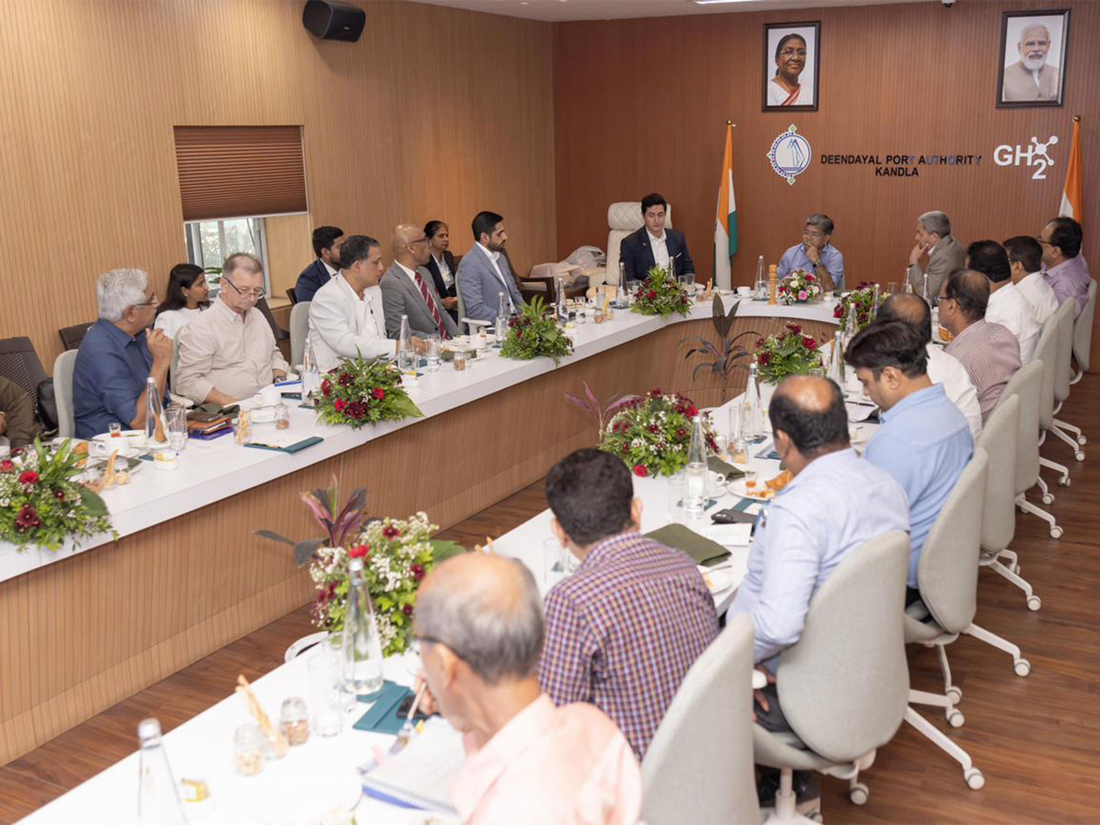Stills from the discussion (Photo/@DPA, Kandla) Stills from the discussion (Photo/@DPA, Kandla)