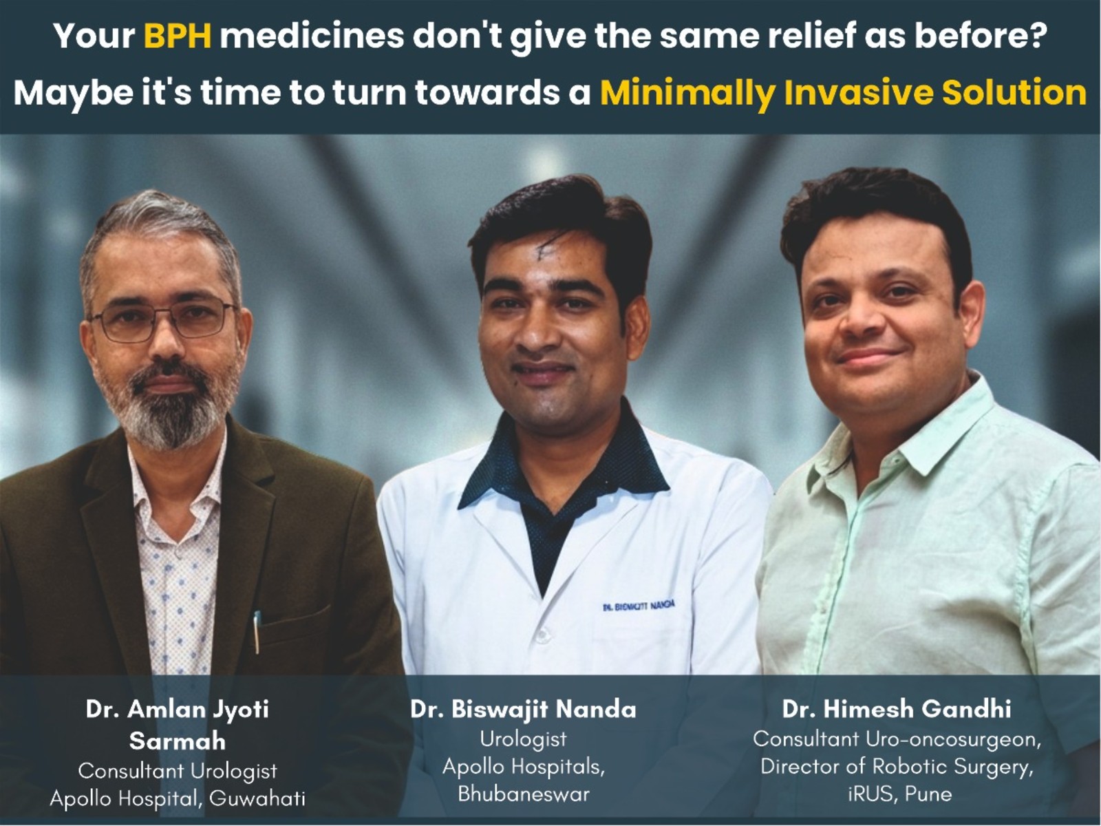 Not getting relief from BPH meds? Consider a minimally invasive fix today now!!! Not getting relief from BPH meds? Consider a minimally invasive fix today now!!!