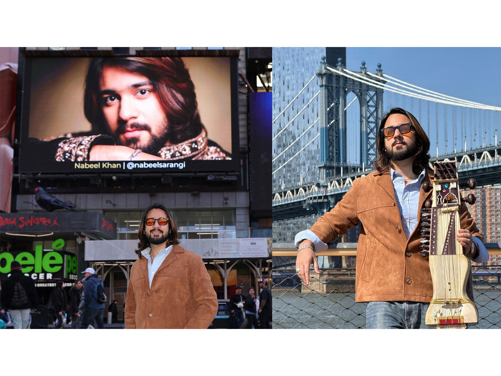 Nabeel Khan Becomes the First Sarangi Maestro Featured on Times Square Billboard in New York City Nabeel Khan Becomes the First Sarangi Maestro Featured on Times Square Billboard in New York City
