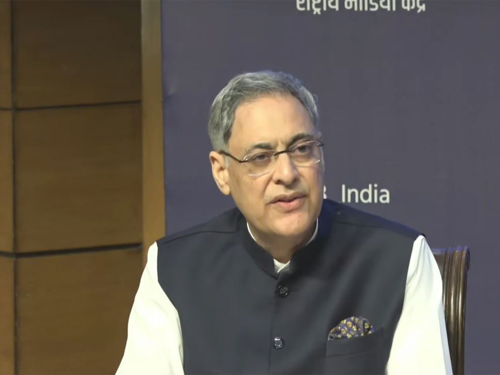 Aseem Mahajan, Additional Secretary (Gulf) MEA (Photo/Youtube @PIB India)