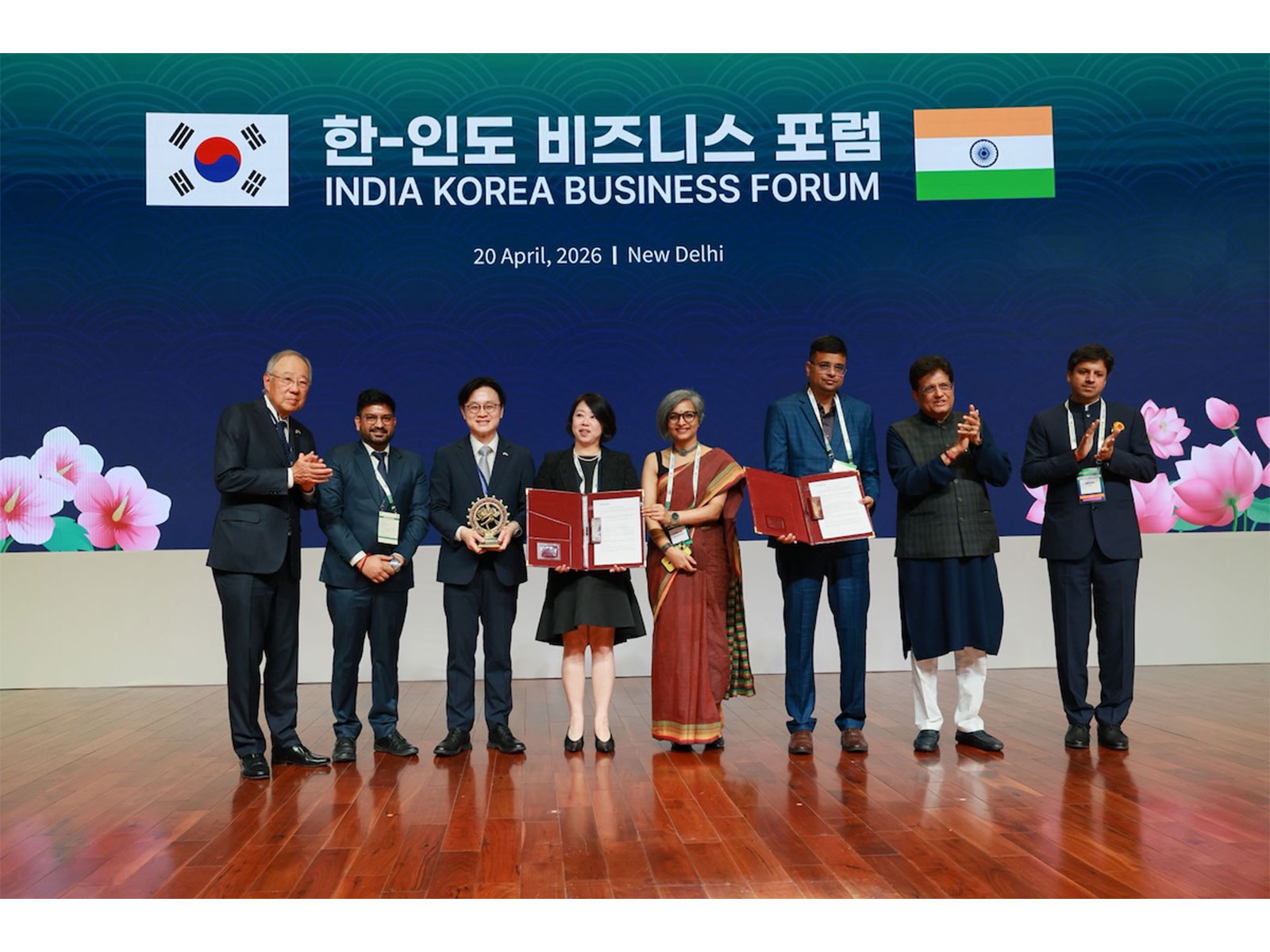 Signing of the MoU between Unicorn Incubator and BFI at Bharat Mandapam on 20 April 2026 during the Korea-India Forum Signing of the MoU between Unicorn Incubator and BFI at Bharat Mandapam on 20 April 2026 during the Korea-India Forum