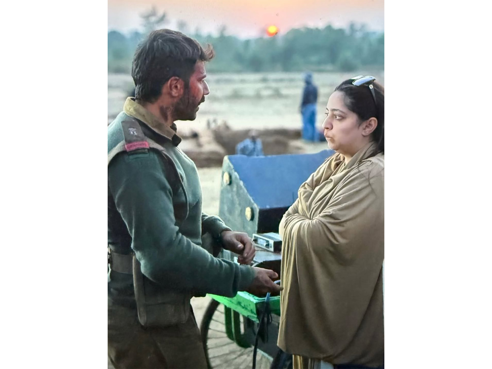 Varun Dhawan with 'Border 2' producer Nidhi Dutta (Photo/Instagram@nidhiduttaofficial) Varun Dhawan with 'Border 2' producer Nidhi Dutta (Photo/Instagram@nidhiduttaofficial)