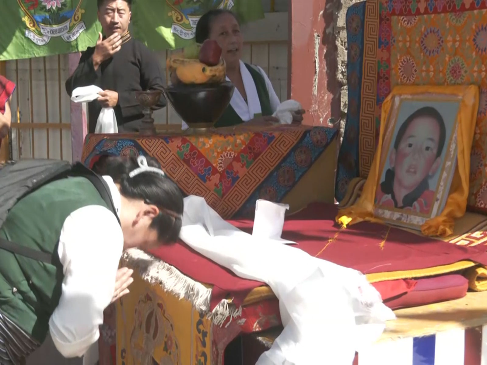 Tibetans-in-exile observe the 11th Panchen Lama (Photo/ANI) Tibetans-in-exile observe the 11th Panchen Lama (Photo/ANI)
